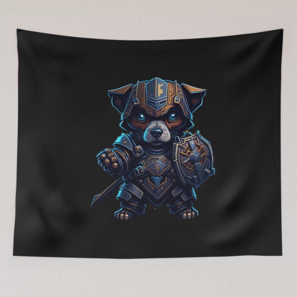 Item preview, Warrior Lab: Fearless Puppy with a Heart of Gold designed and sold by harperjg.