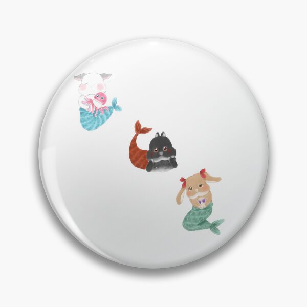 Artikelvorschau, Mermaid Bunny BSC Diagonal Links | Bailey Sean Claude x Bunniesmee entworfen und verkauft von bunniesmee.