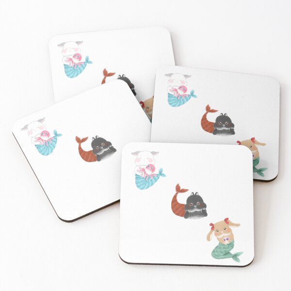 Item preview, Mermaid Bunny BSC Diagonal Left  | Bailey Sean Claude x Bunniesmee  designed and sold by bunniesmee.
