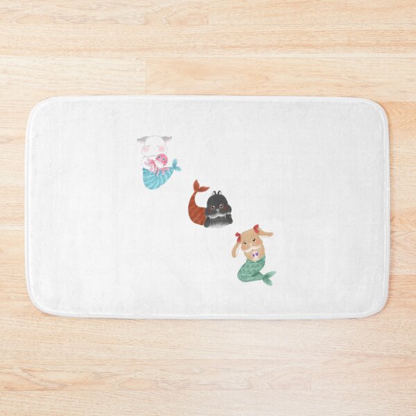 Item preview, Mermaid Bunny BSC Diagonal Left  | Bailey Sean Claude x Bunniesmee  designed and sold by bunniesmee.