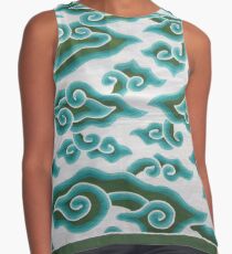 Ornament with blue spirals Contrast Tank