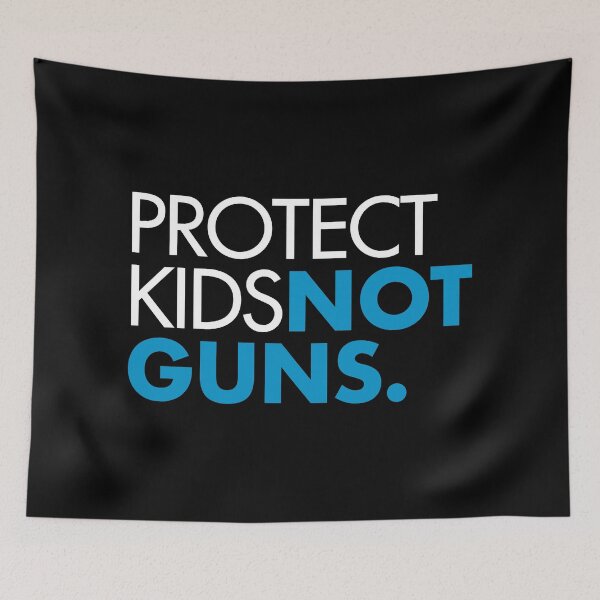 Item preview, Protect Kids Not Guns  - teal designed and sold by Thelittlelord.