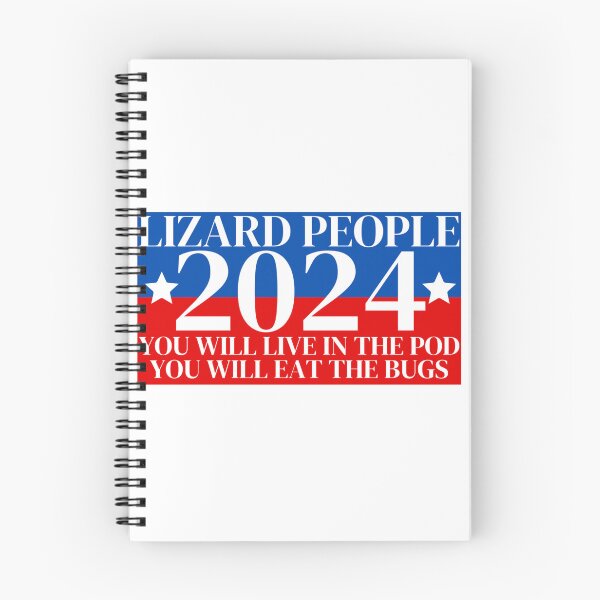 Item preview, Lizard People 2024 Election Campaign Eat the Bugs live in the pod designed and sold by lovelylavenderJ.
