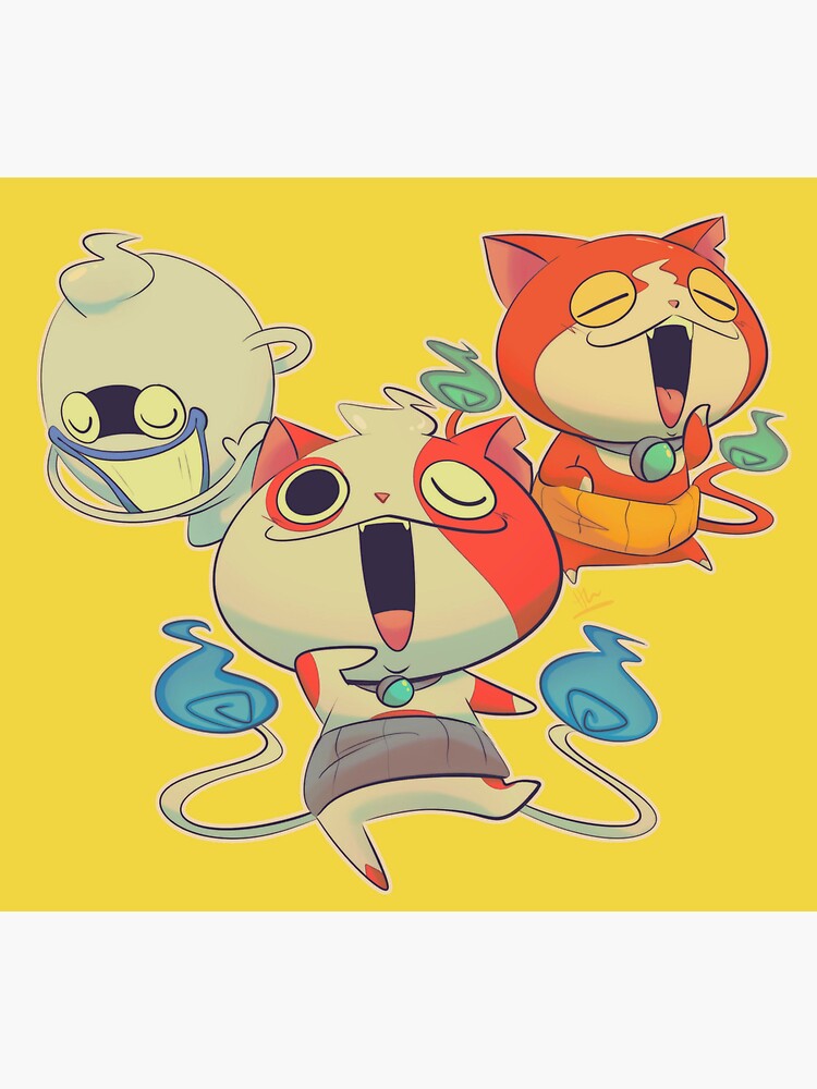 Yo-Kai Watch Stickers Yokai Watch Poster by Amanomoon