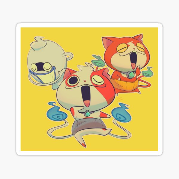 Yo-Kai Watch Stickers Yokai Watch Postcard by Amanomoon