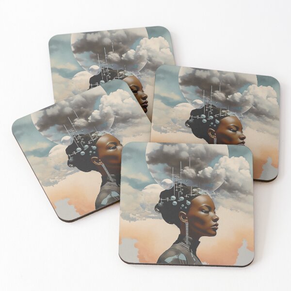 Item preview, Afrofuturism Art designed and sold by MidJourneymen.