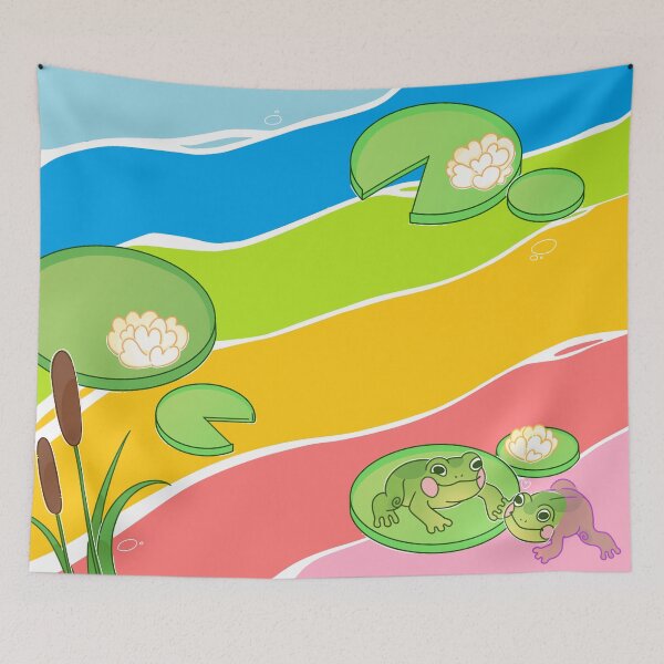 Item preview, Queer Pride Froggy Flag designed and sold by starsleeps.