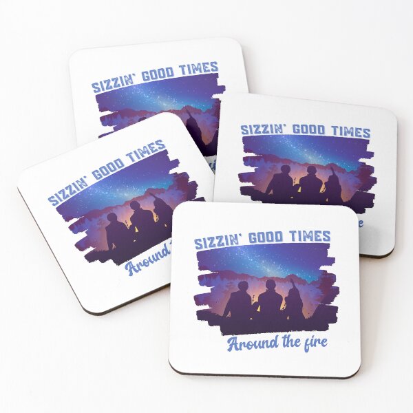 Item preview, Sizzin' Good Times Around The Fire - For Campfire Cooking Enthusiasts designed and sold by Heartee.