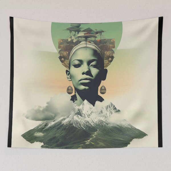 Artikelvorschau, Afrofuturismus Kunst entworfen und verkauft von MidJourneymen.