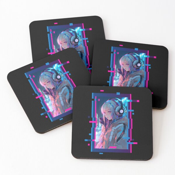 Artikelvorschau, Cyber Futuristic Girl - Anime Shirt entworfen und verkauft von KAIGAME Art.