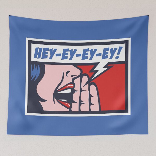 Item preview, Hey-Ey-Ey-Ey Let's Go Buffalo Pop Art Comic Book Style Woman Yelling Bills Mafia designed and sold by Southtowns Carl.