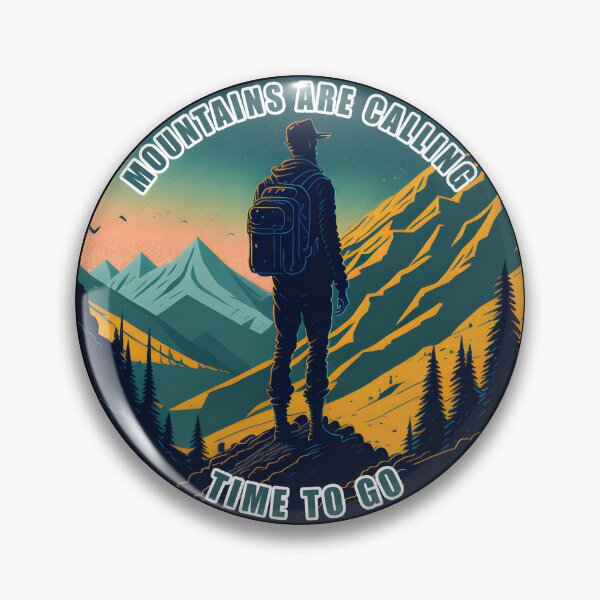 Item preview, Hiker Looking at Sunset - Mountains and Motivation designed and sold by Beyond-Summit.
