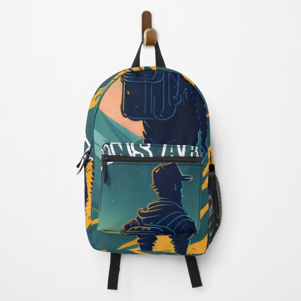 Item preview, Hiker Looking at Sunset - Mountains and Motivation designed and sold by Beyond-Summit.
