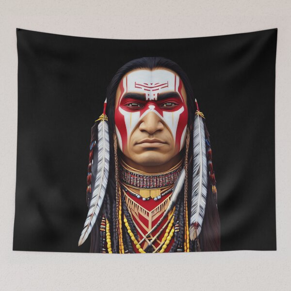 Item preview, indian warrior,native american designed and sold by lafranc.