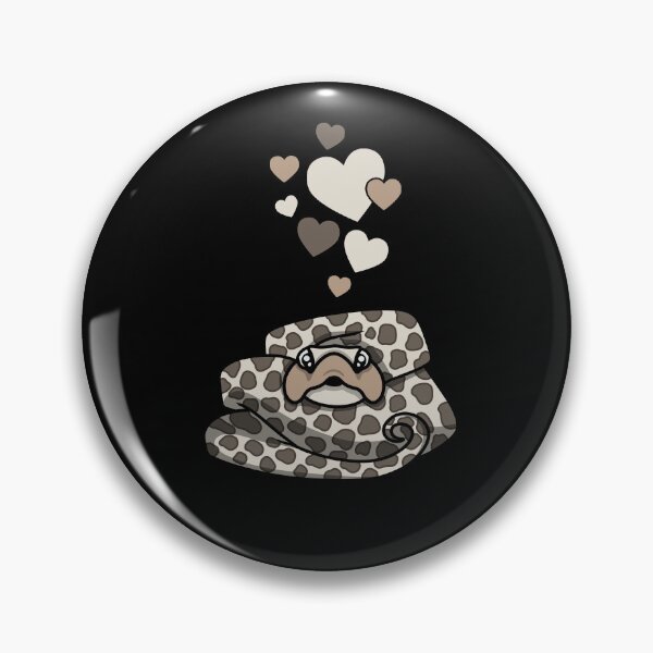 Item preview, Axanthic Hognose Snake With Hearts designed and sold by eternallygifted.