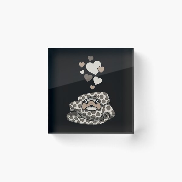 Item preview, Axanthic Hognose Snake With Hearts designed and sold by eternallygifted.