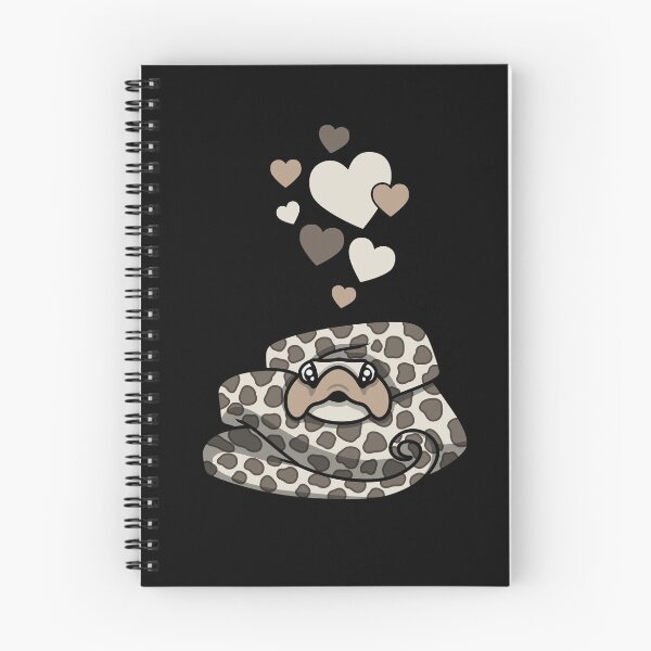 Item preview, Axanthic Hognose Snake With Hearts designed and sold by eternallygifted.