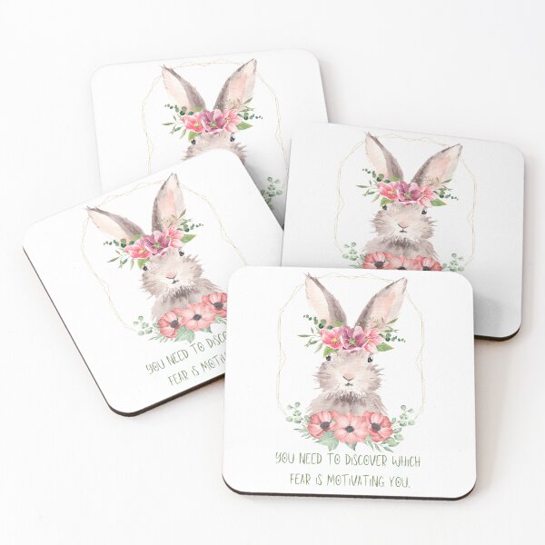 Item preview, Inspirational Support Animal, Rabbit Guide, Overcoming Fear & Insecurity, Focus designed and sold by CastielloDesign.