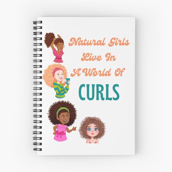 Item preview, Natural Girls Live In A World Of Curls-White Background  designed and sold by Trendi61.