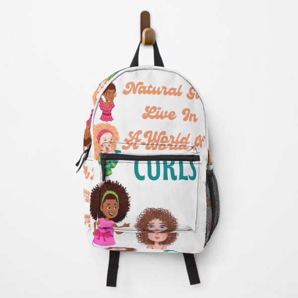 Item preview, Natural Girls Live In A World Of Curls-White Background designed and sold by Trendi61.