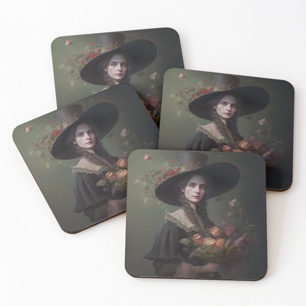 Item preview, A Good Witch With Flowers In Victorian Style 5 designed and sold by giggles-omg.