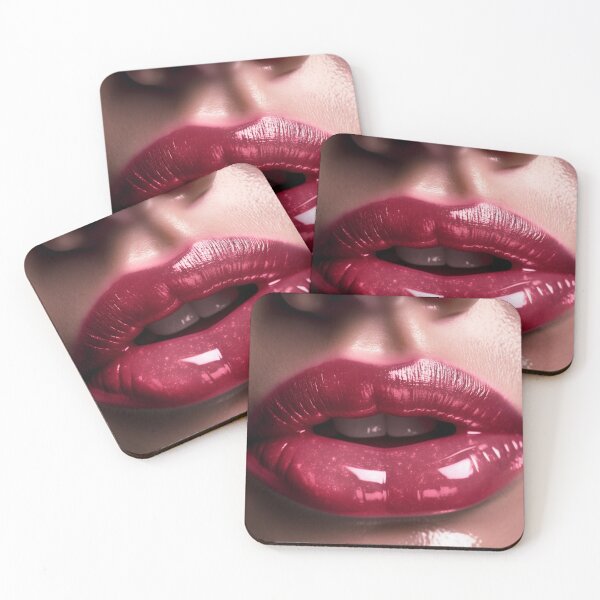 Item preview, Glossy lips, kissing lips designed and sold by Istarfal.