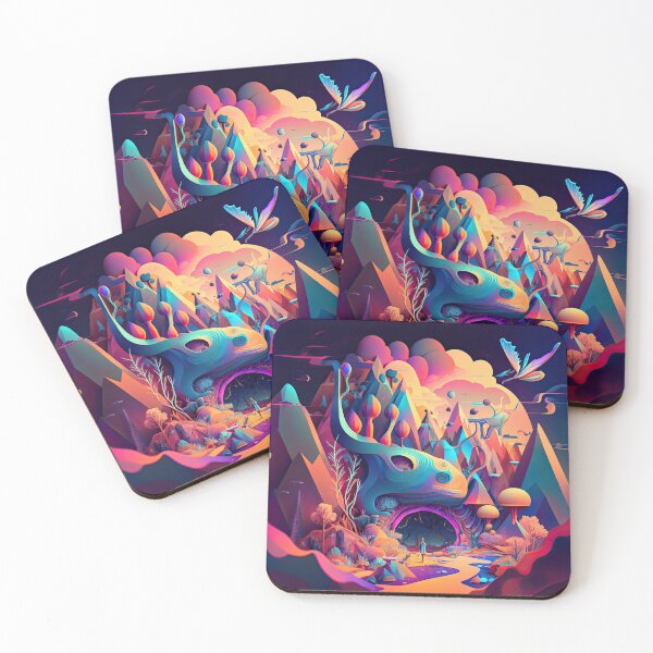 Item preview, Imaginary Magical Psychedelic World 4 designed and sold by giggles-omg.