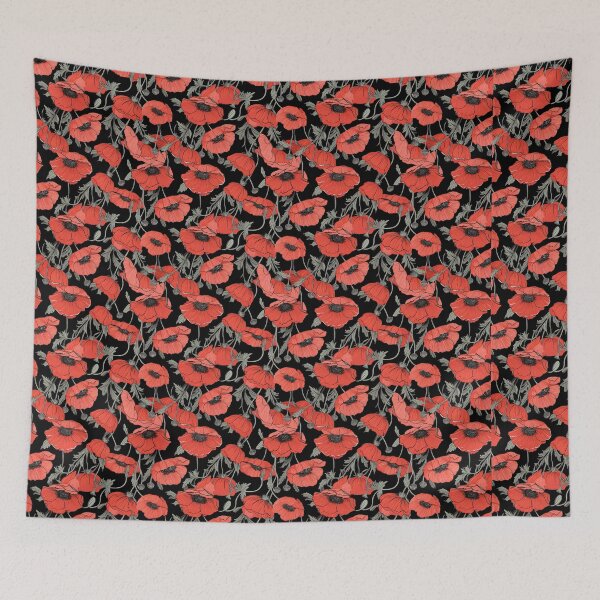 Item preview, Poppy Pattern Design designed and sold by BilgePaksoylu.