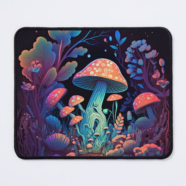 Item preview, Psychedelic Flowers and Mushrooms 5 designed and sold by giggles-omg.