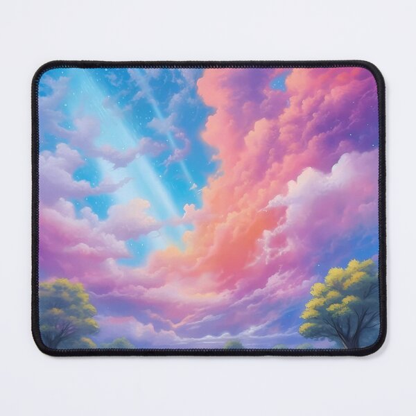 Item preview, Colorful Cloudscape: Whimsical Pastel Sky with Rainbow Clouds designed and sold by SweetWhiskers.