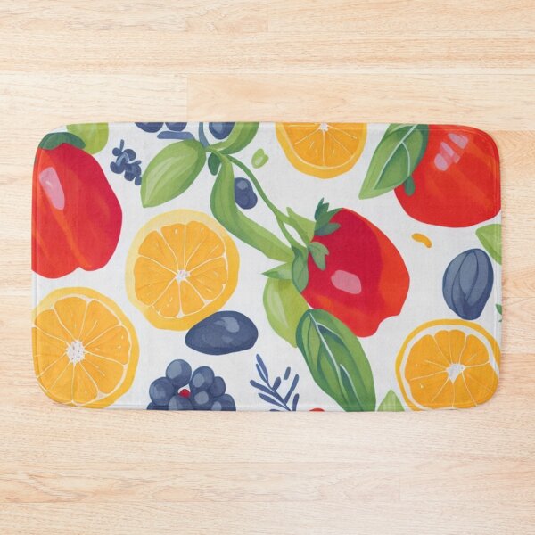 Item preview, summer seamless colorfull fruits pattern  designed and sold by K-Art-Design.