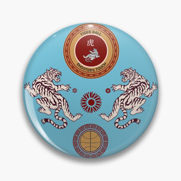 Item preview, TIGER BALL Traditional Chinese Animal Action Basketball T-shirt  designed and sold by LongVibes.