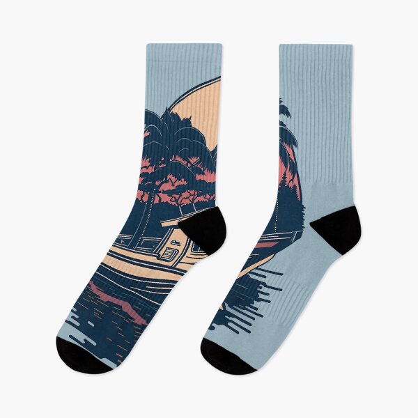 Item preview, Barco en el lago en estilo vintage designed and sold by JacobVisuals.
