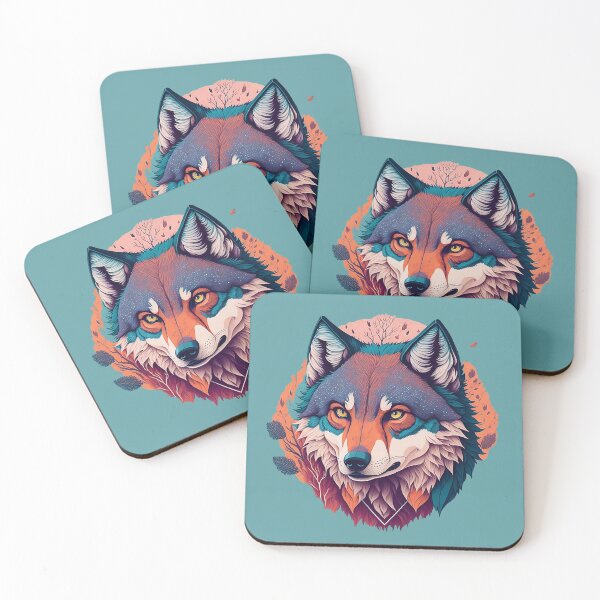 Item preview, Portrait of a Wolf, Illustrated designed and sold by Future /  Classic.