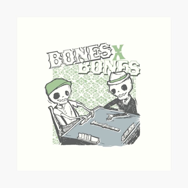Bones x Bones Art Print