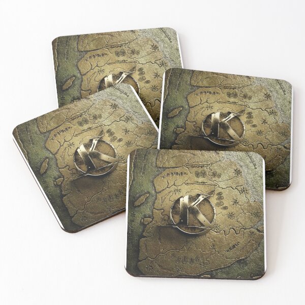 Item preview, Kaamelott logo design on 3D map background designed and sold by Studio RTN.