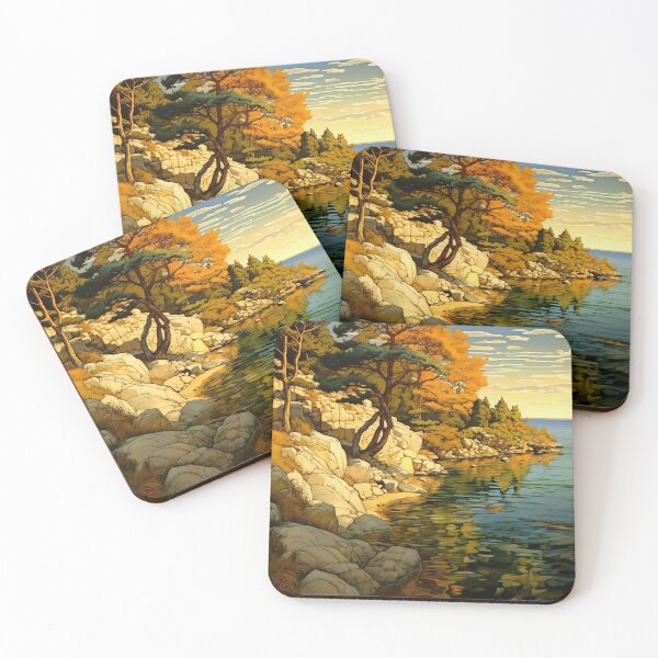 Item preview, Georgian Bay - Rock Fall - Landscape  designed and sold by DavidLoblaw.