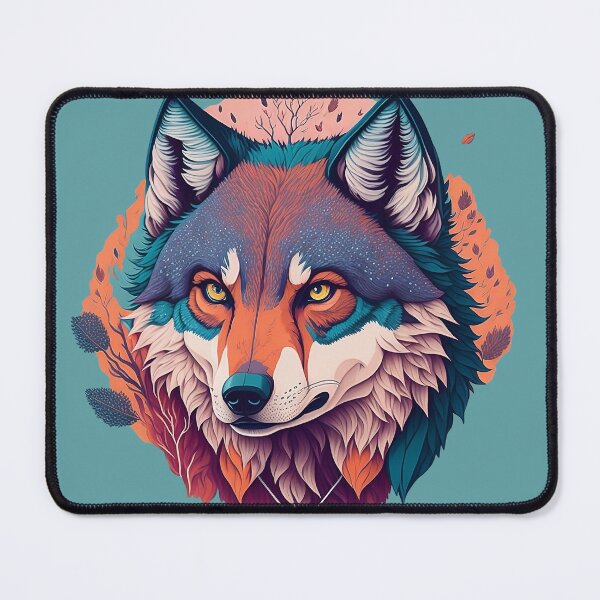 Item preview, Portrait of a Wolf, Illustrated designed and sold by Future /  Classic.