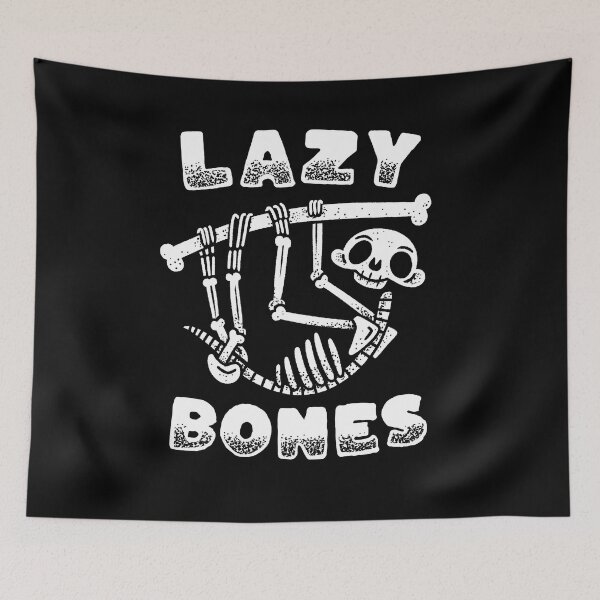 Item preview, Lazy Bones Spooky Cute Skeleton Sloth designed and sold by abowersock.