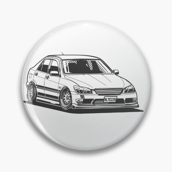 Item preview, Toyota Altezza RS 200 300 (Lexus IS 200 300) Black And White designed and sold by TrilogyMerch.