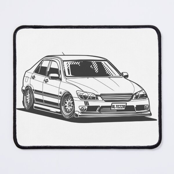 Item preview, Toyota Altezza RS 200 300 (Lexus IS 200 300) Black And White designed and sold by TrilogyMerch.