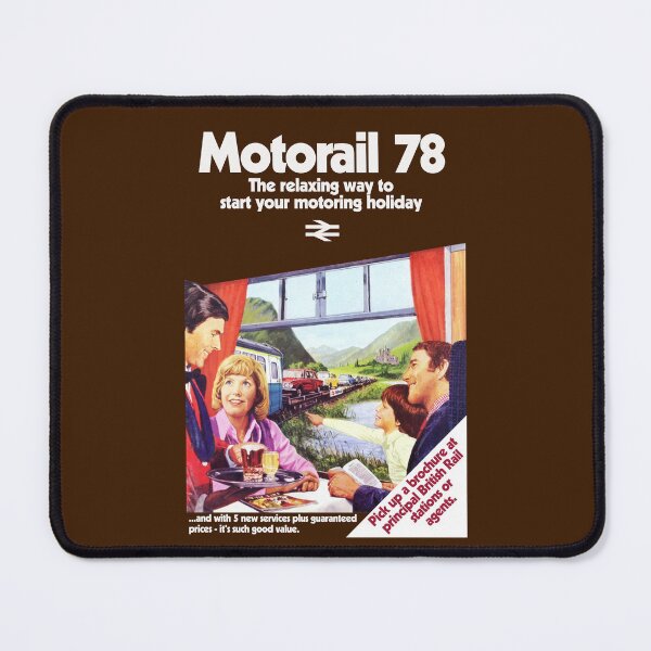 Item preview, BRITISH RAIL MOTORAIL ADVERT designed and sold by ThrowbackAds.