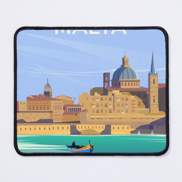 Item preview, Malta vintage travel poster designed and sold by Arctic frame studio.