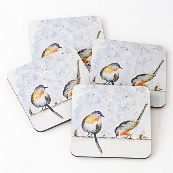Item preview, Watercolor Robin Birds designed and sold by NathBros.