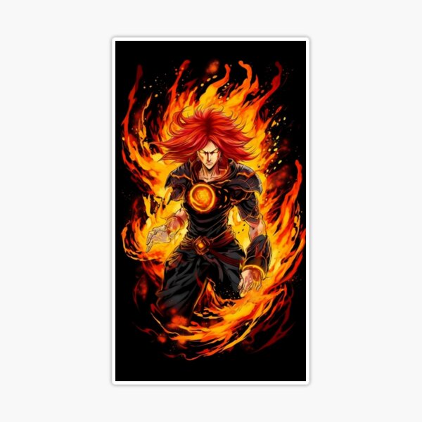 Anime - Fire Guardian | Sticker