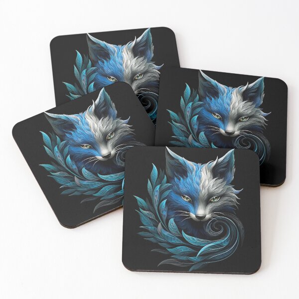 Item preview, Viking fox, blue fox, celtic ornament, viking motif, for the husband, for dad, dad, happy dads day designed and sold by PRYMULLART.