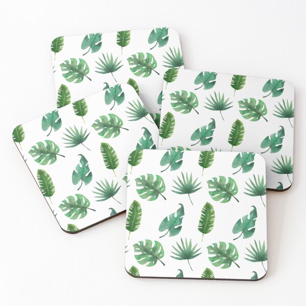 Item preview, Summer Tropical Leaves Pattern designed and sold by Melissa Mielke.
