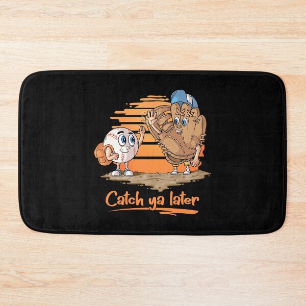 Item preview, Catch ya Later Cartoon Baseball Glove and Baseball Ball designed and sold by grinta2021.