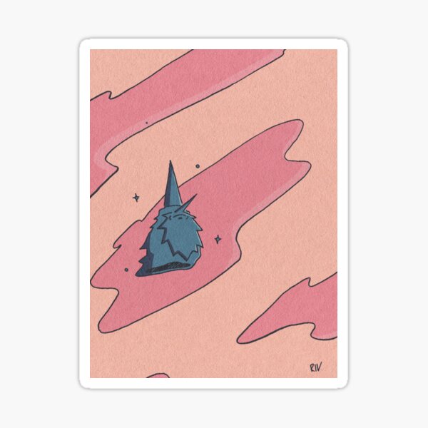 Melancholy Wizard Sticker