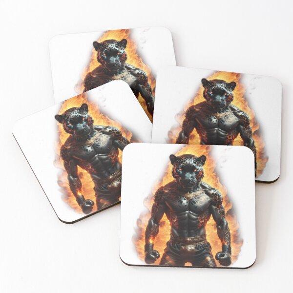 Item preview, Born fighter black Jaguar tp designed and sold by Humanoid  Jungle.